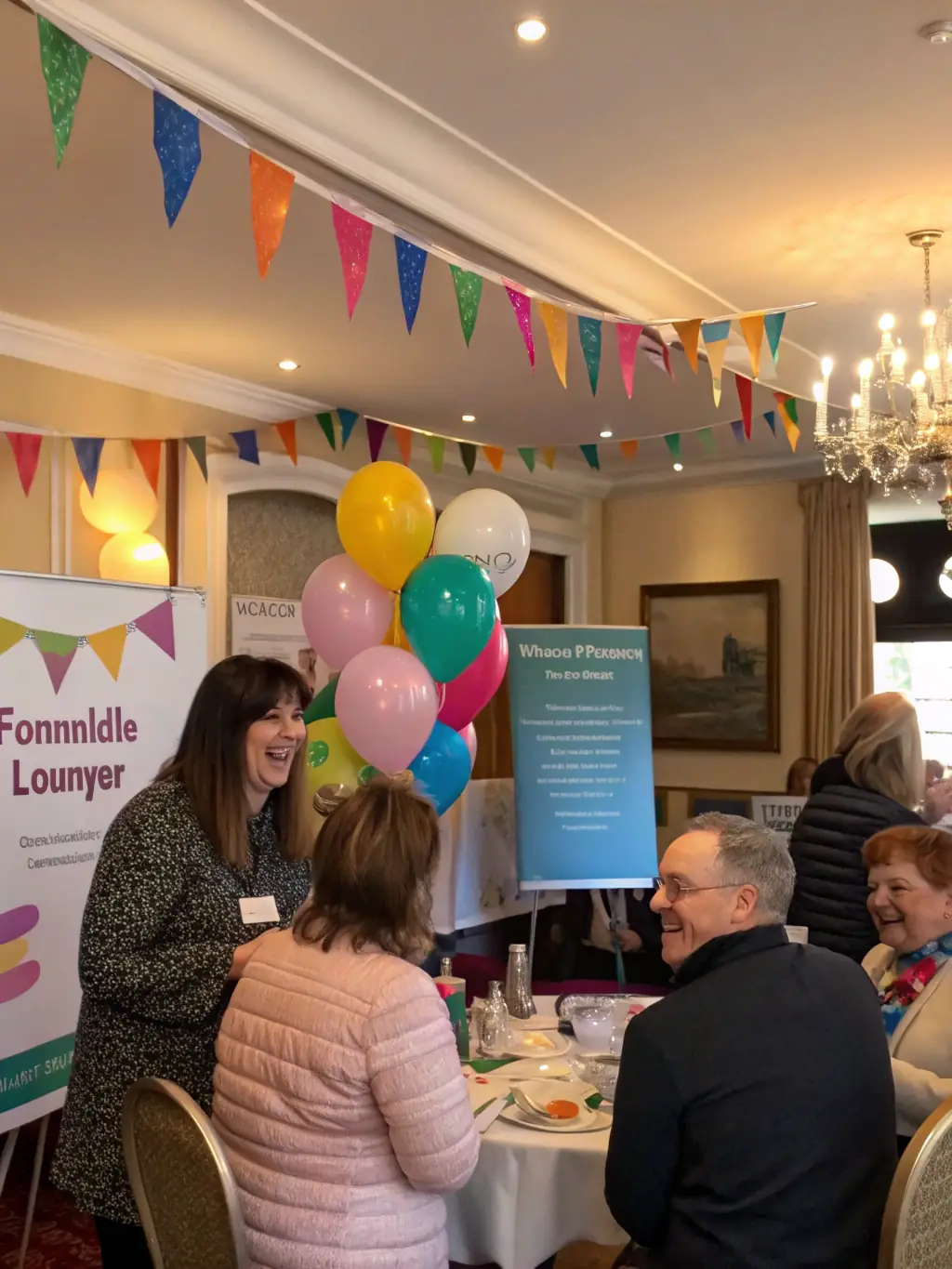 A photograph of a fundraising gala organized by ART AT THE HEART OF THE VINES, featuring art auctions and performances to support the organization's mission.
